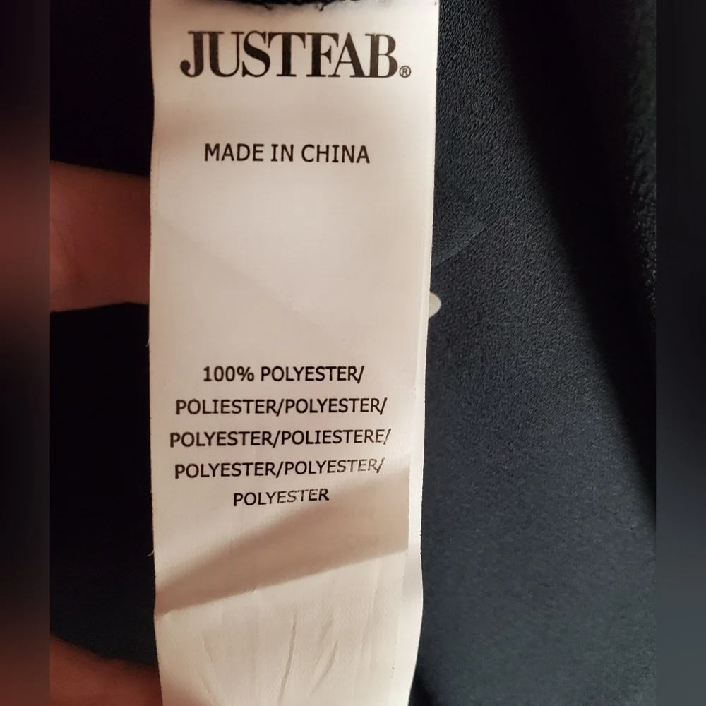 JustFab Black Lace-Up Safari Tank Sheer Sleeveless Top Size 3X NWT - Picture 9 of 10